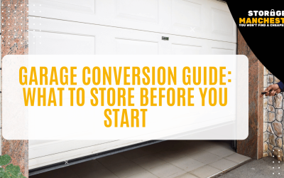 Garage Conversion Guide: What to Store Before You Start