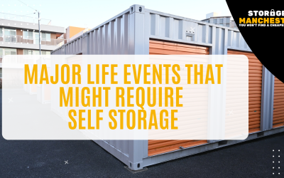 Major Life Events That Might Require Self Storage